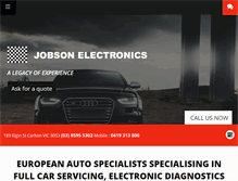 Tablet Screenshot of jobsonelectronics.com